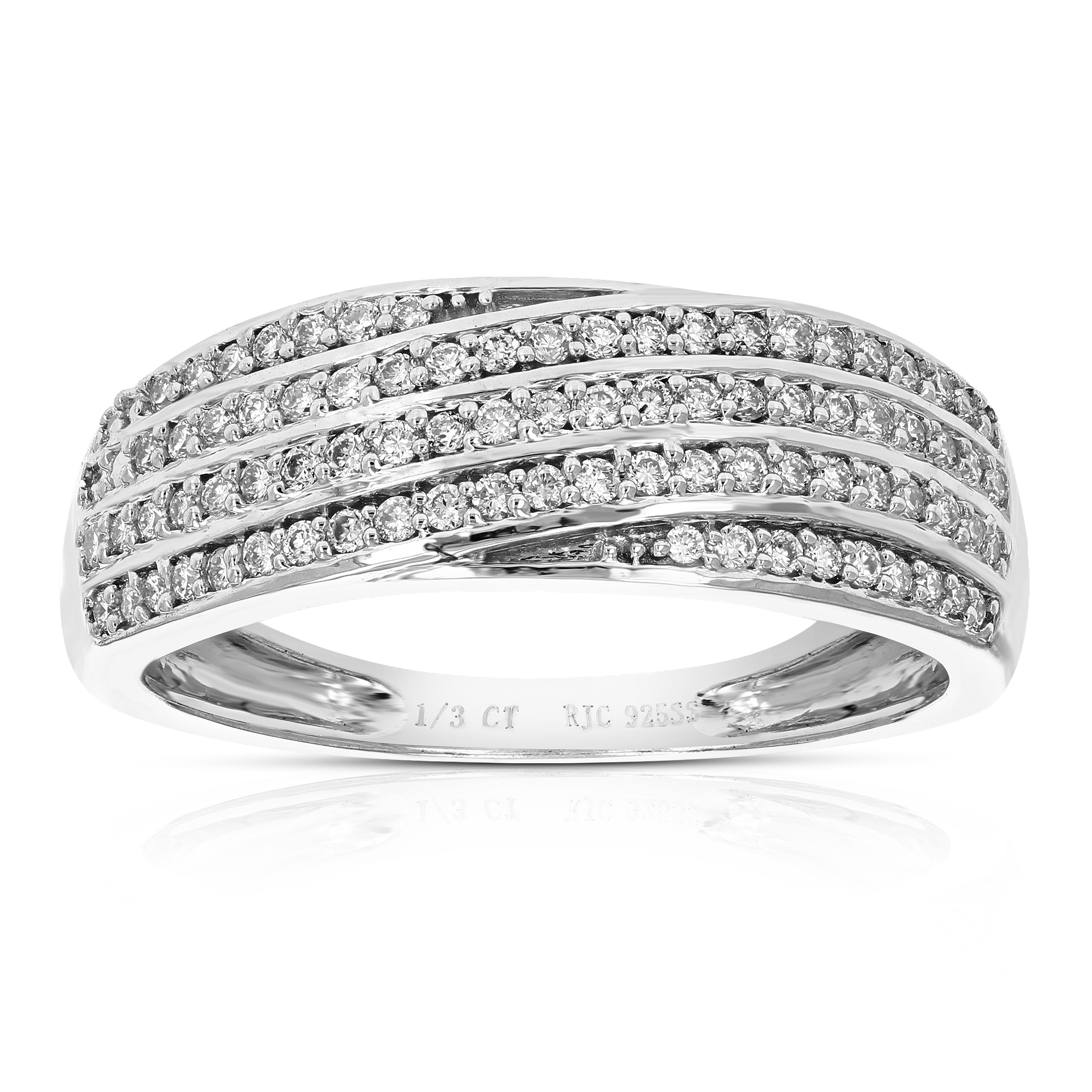 Twisted Layer Wedding Band