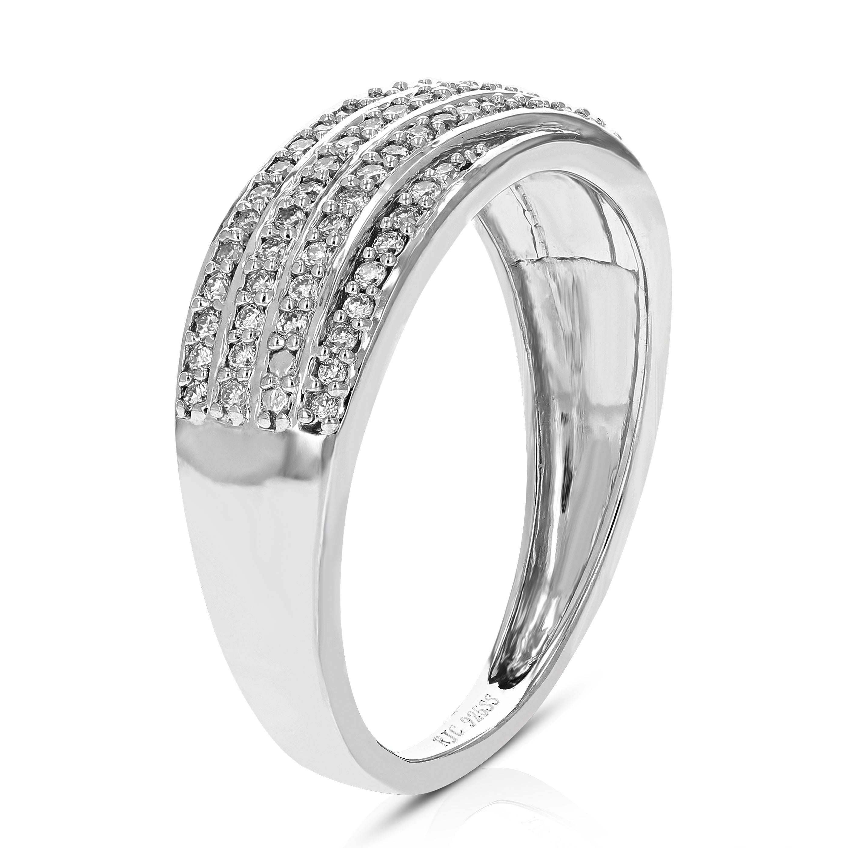 Twisted Layer Wedding Band