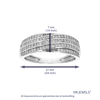 Twisted Layer Wedding Band