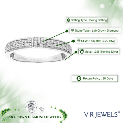 Knot Diamond Wedding Band