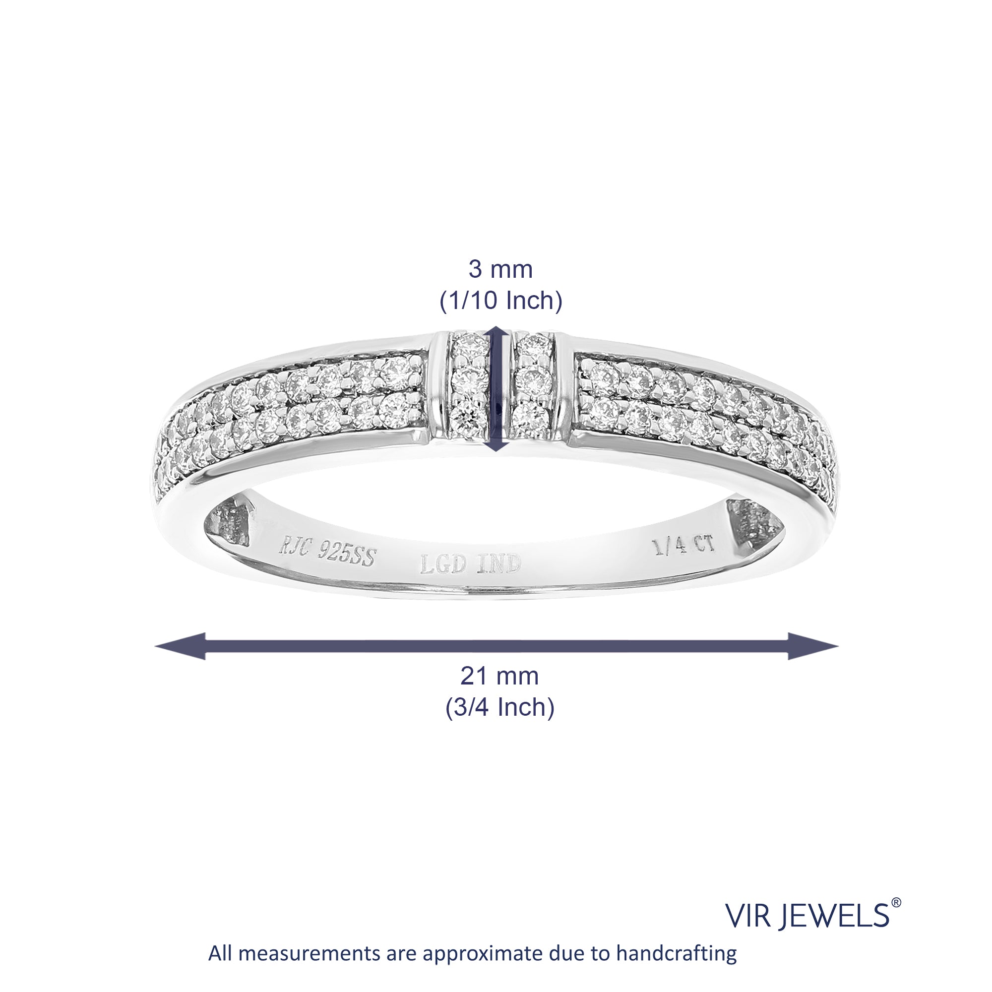 Knot Diamond Wedding Band