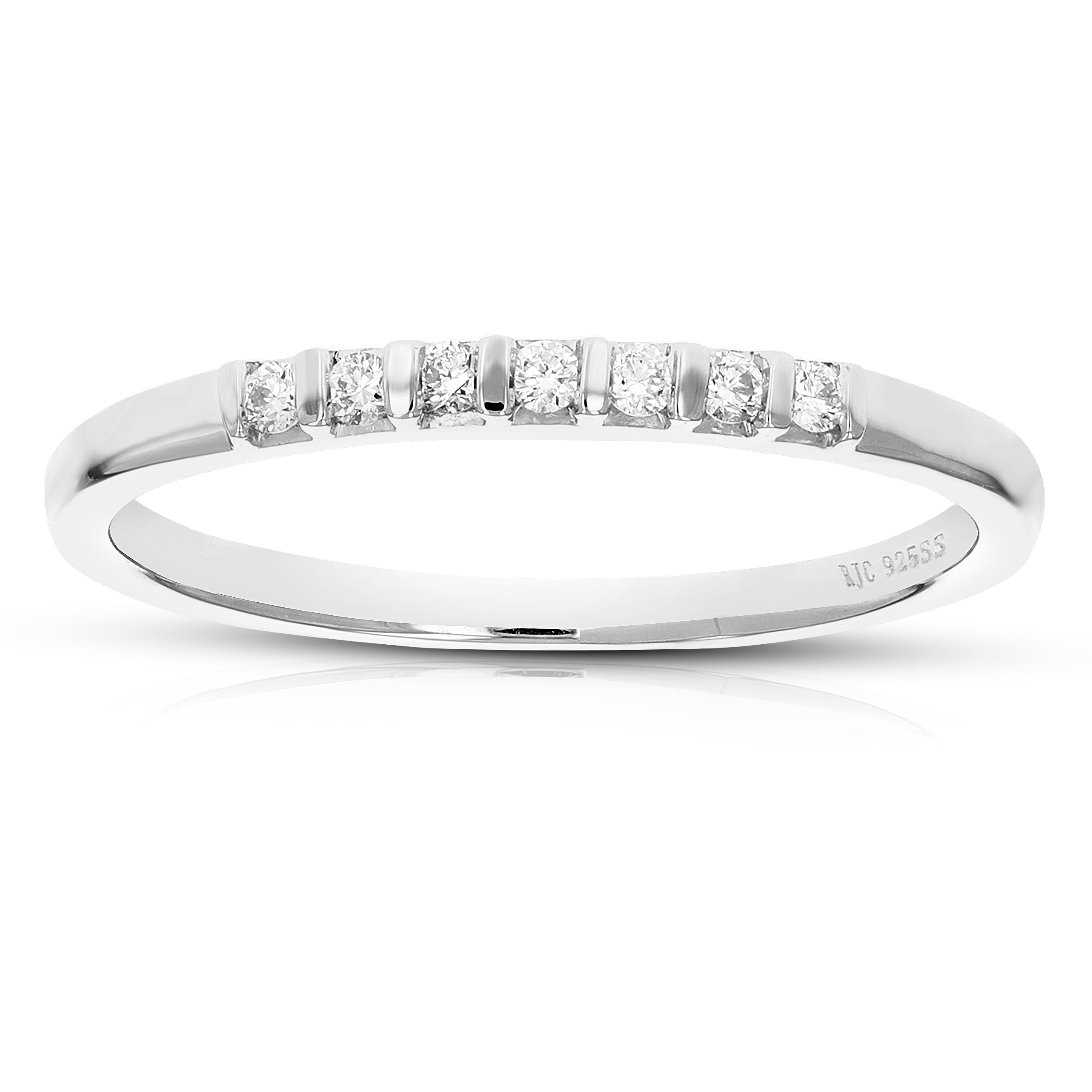 Seven Stone Diamond Wedding Band