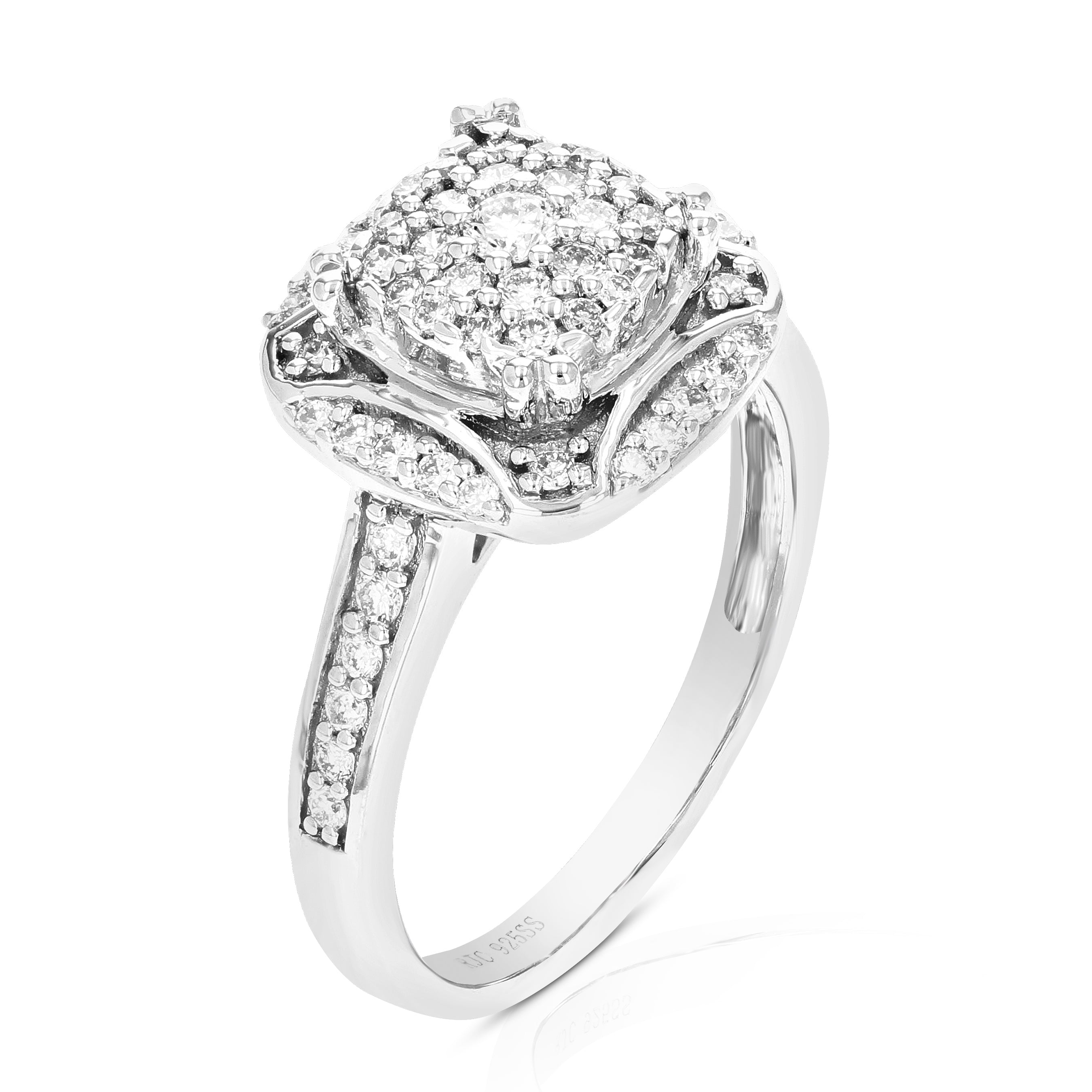 Engagement Ring Cushion Diamond