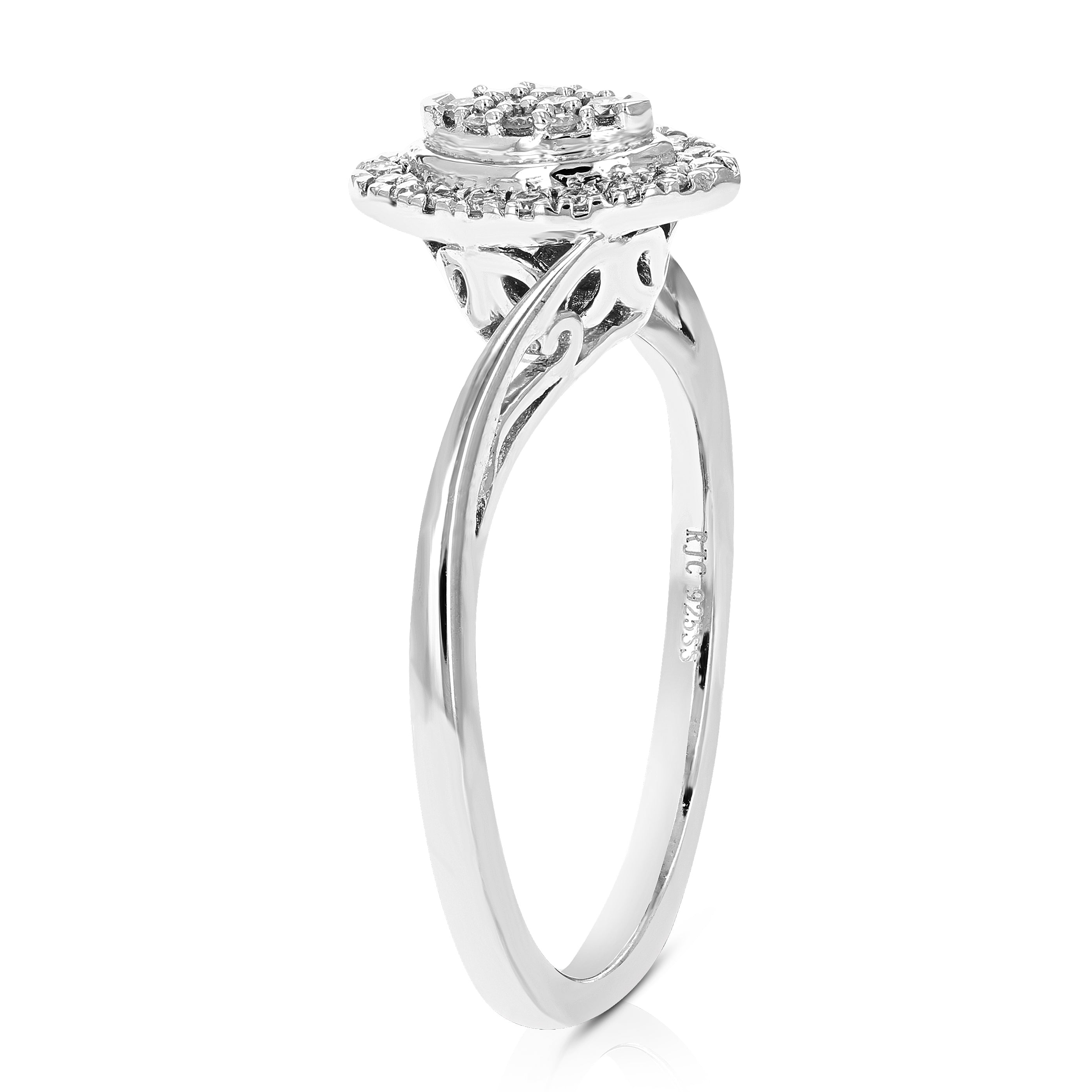 Diamond Marquise Composite Engagement Ring