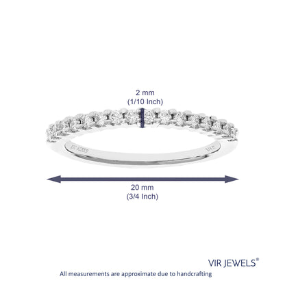 Petite Halo Diamond Wedding Band