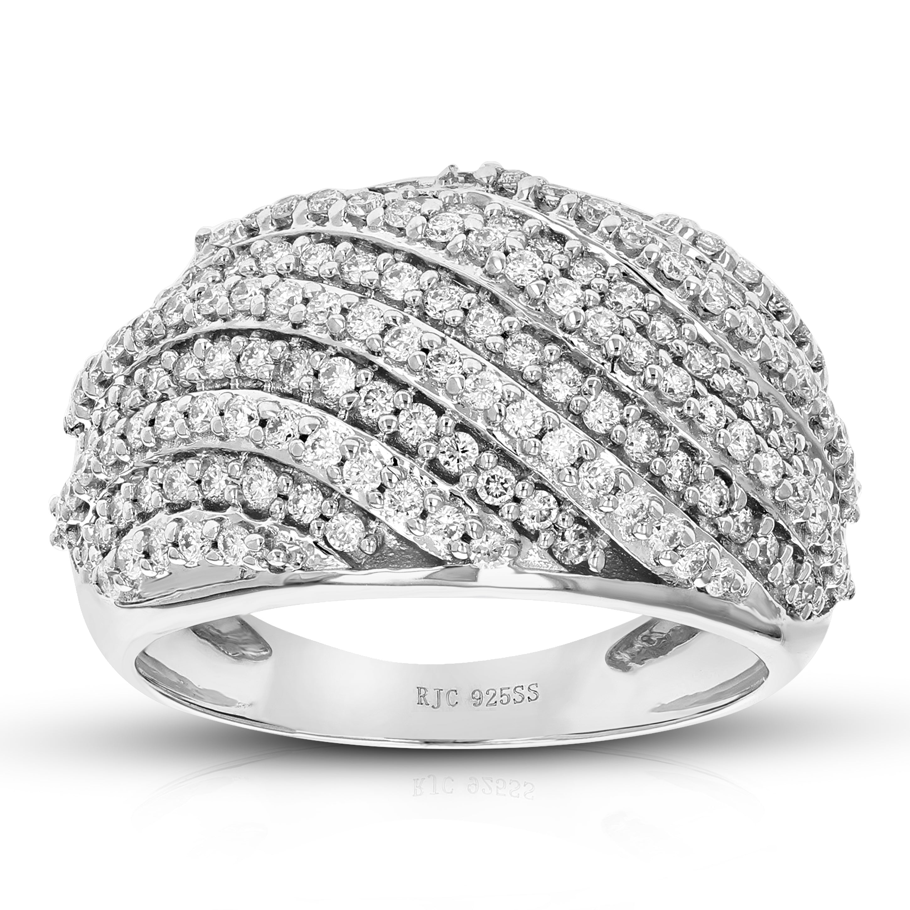 Multi Twisted Layer Wedding Band