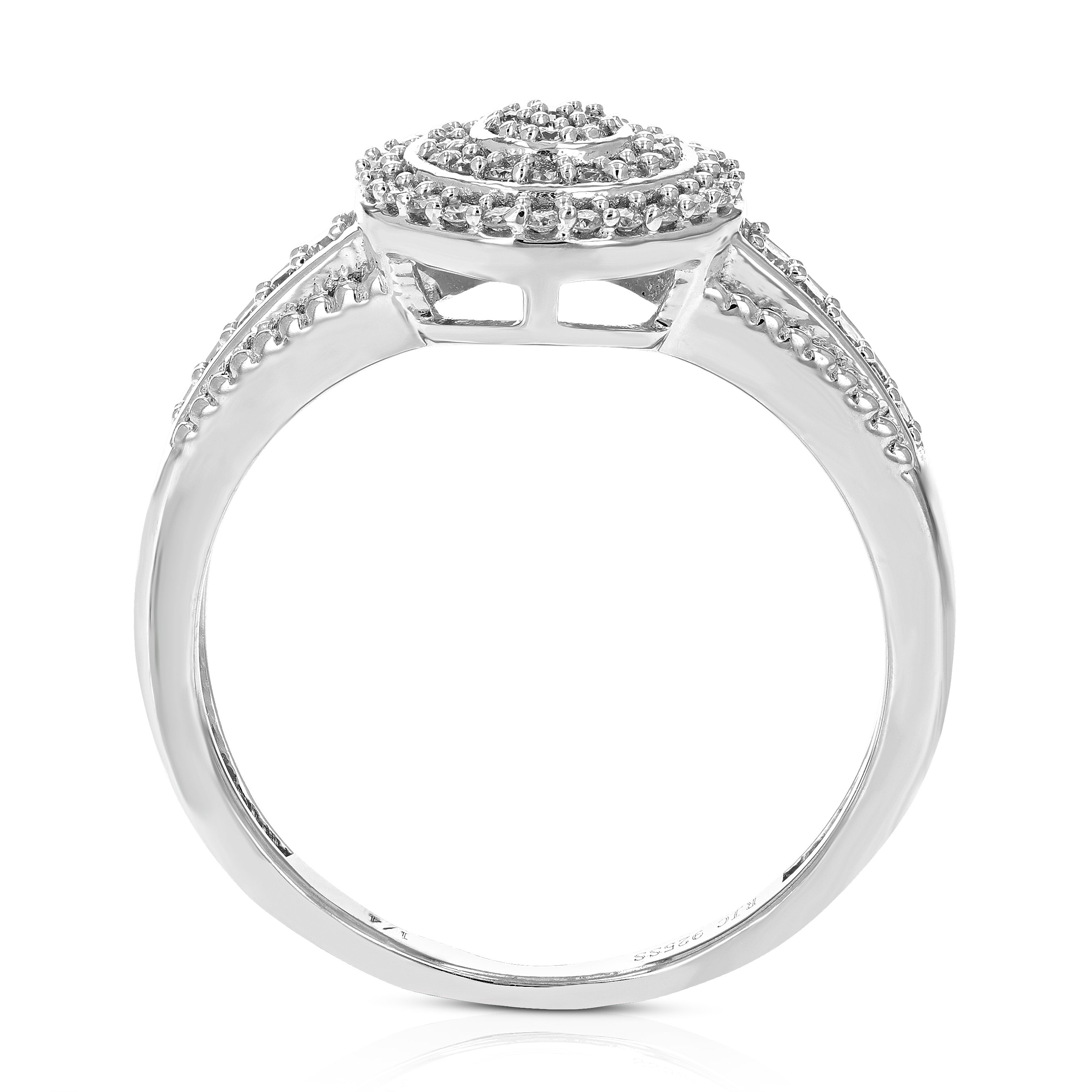 Diamond Round Halo Engagement Ring