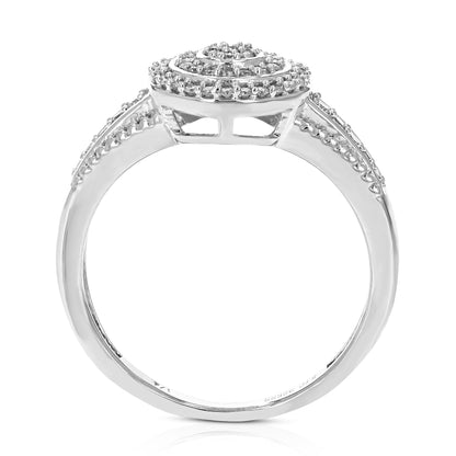 Diamond Round Halo Engagement Ring