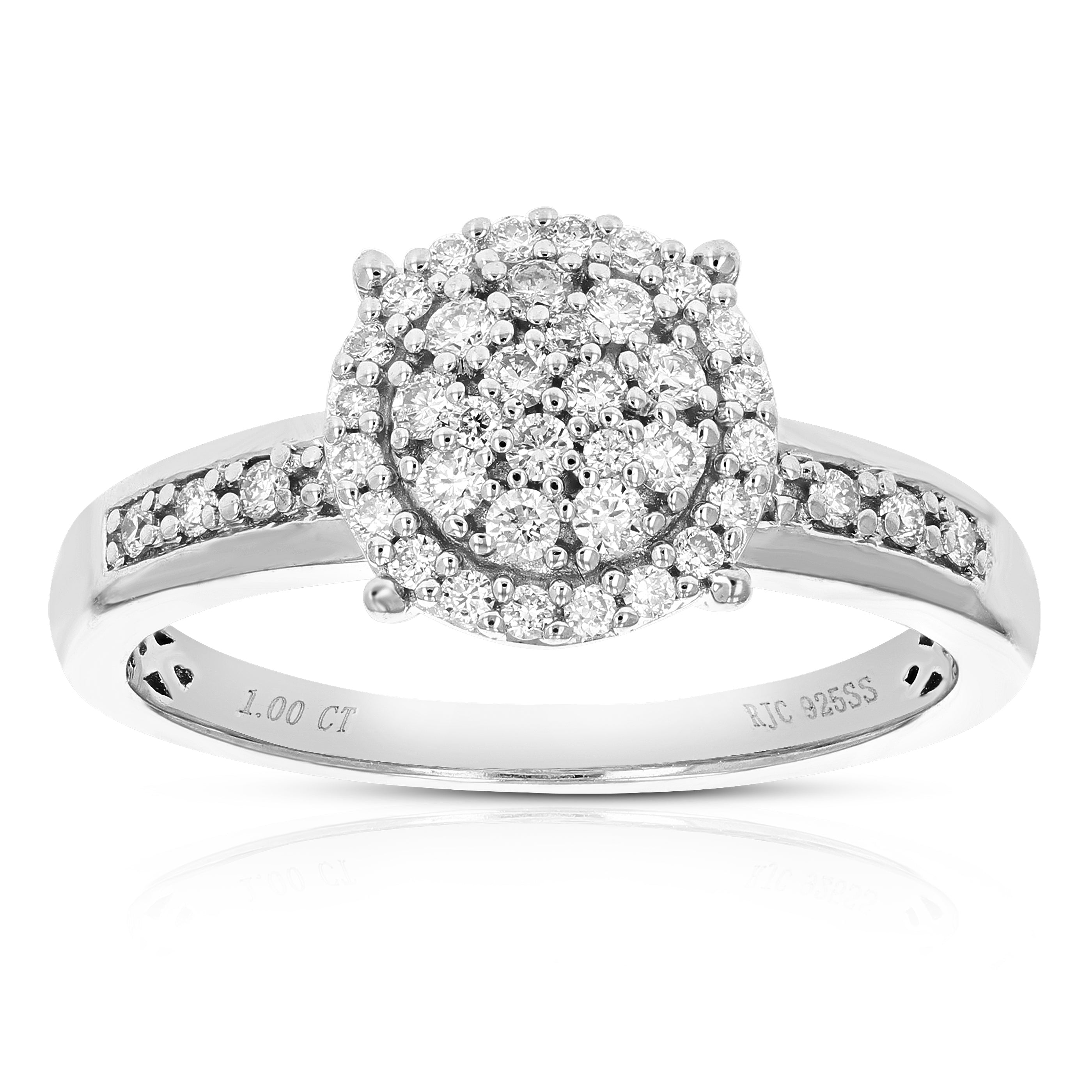 Round Composite Diamond Bridal Set