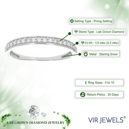 Petite Diamond Wedding Band