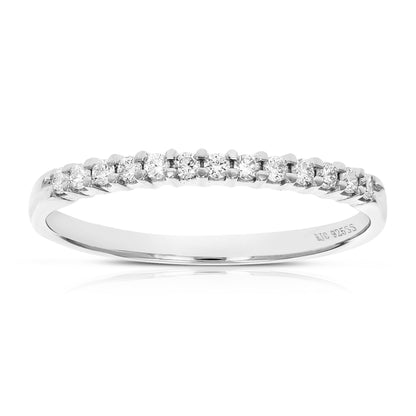 Prong Diamond Wedding Band