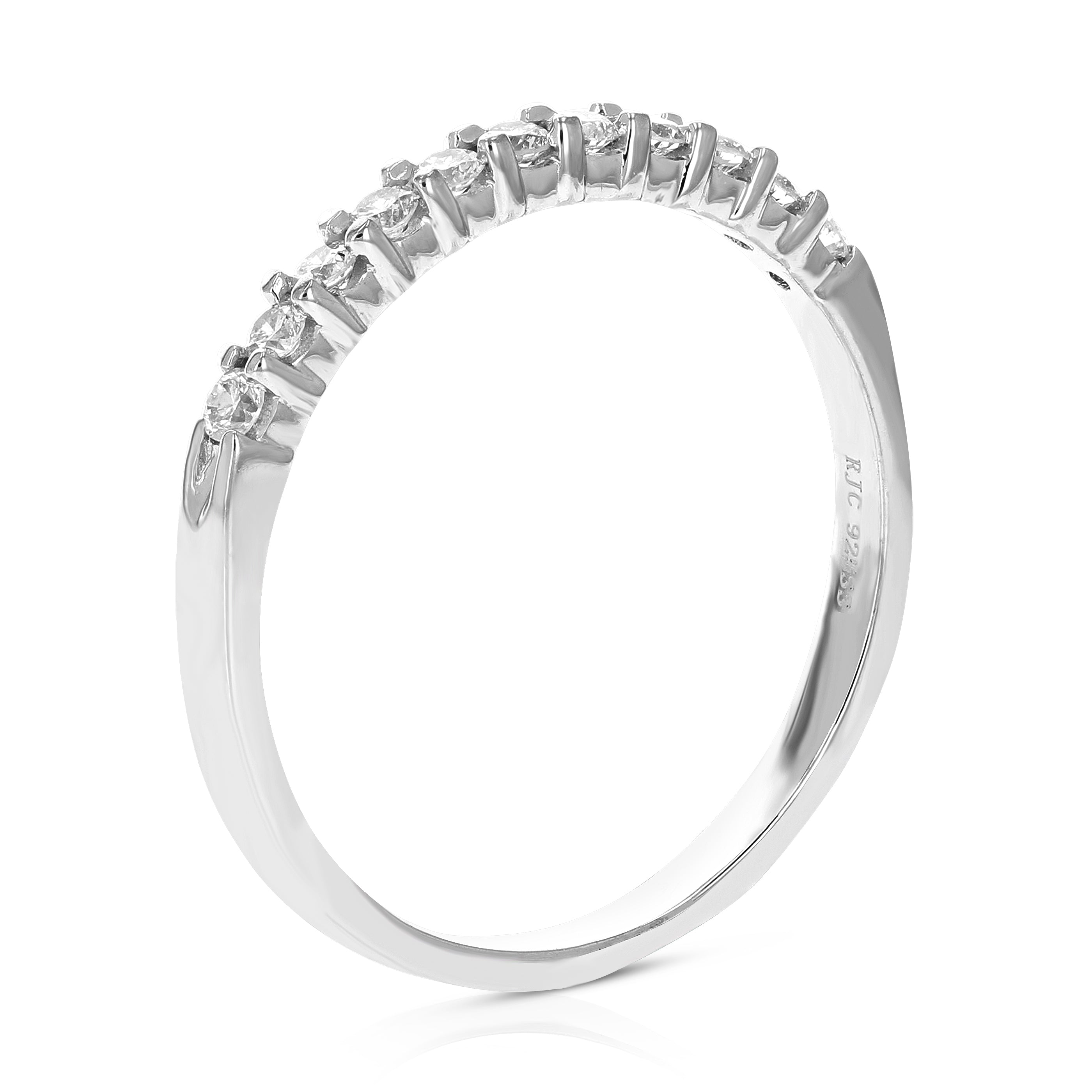 Petite Diamond Wedding Band