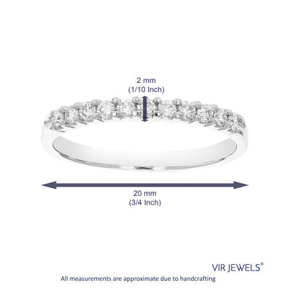 Petite Diamond Wedding Band