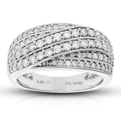 Diamond Multi Layer Wedding Band