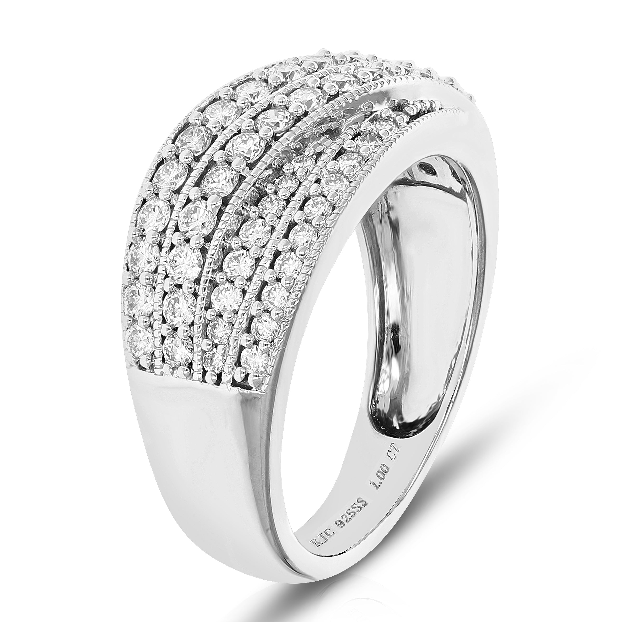 Diamond Multi Layer Wedding Band