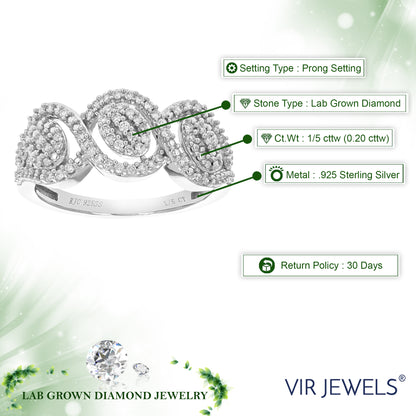 Diamond Leaf Wedding Band