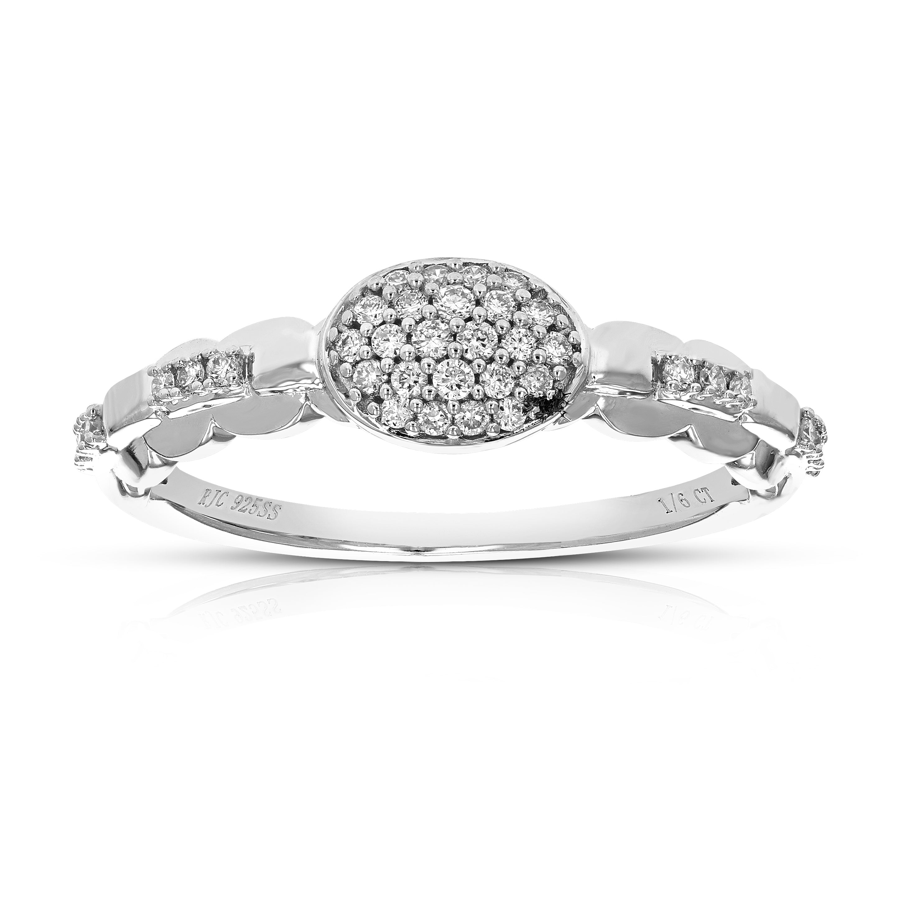 East West Oval Engagement Ring