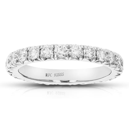 Lab Grown Eternity Wedding Band