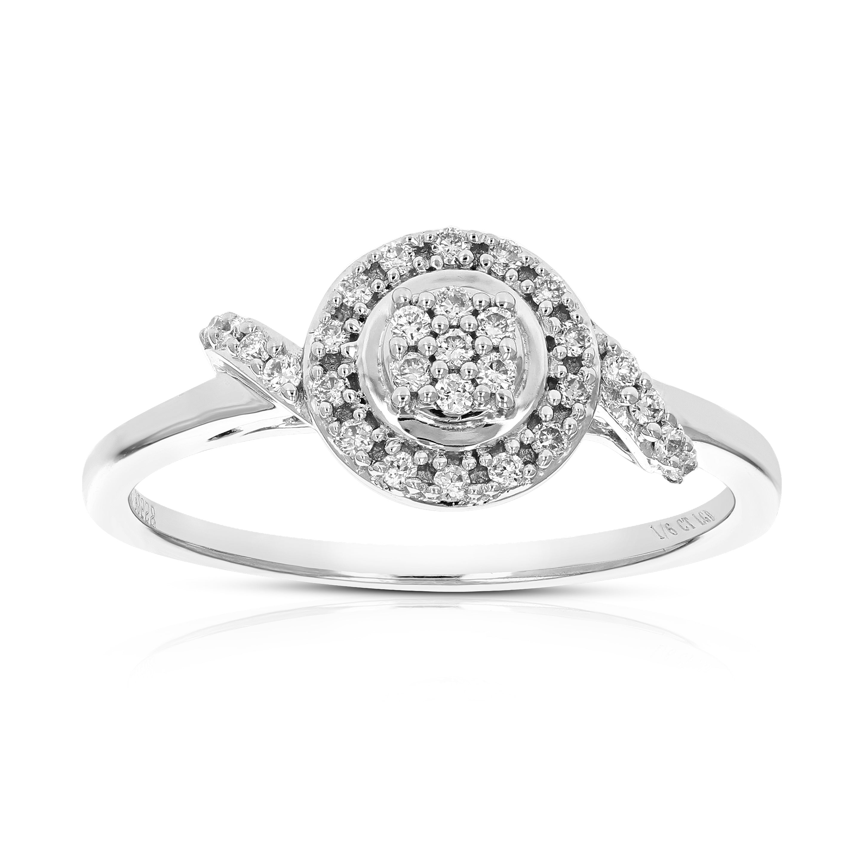 Round Open-End Engagement Ring