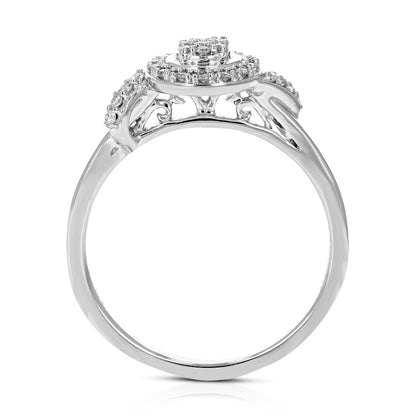 Round Open-End Engagement Ring