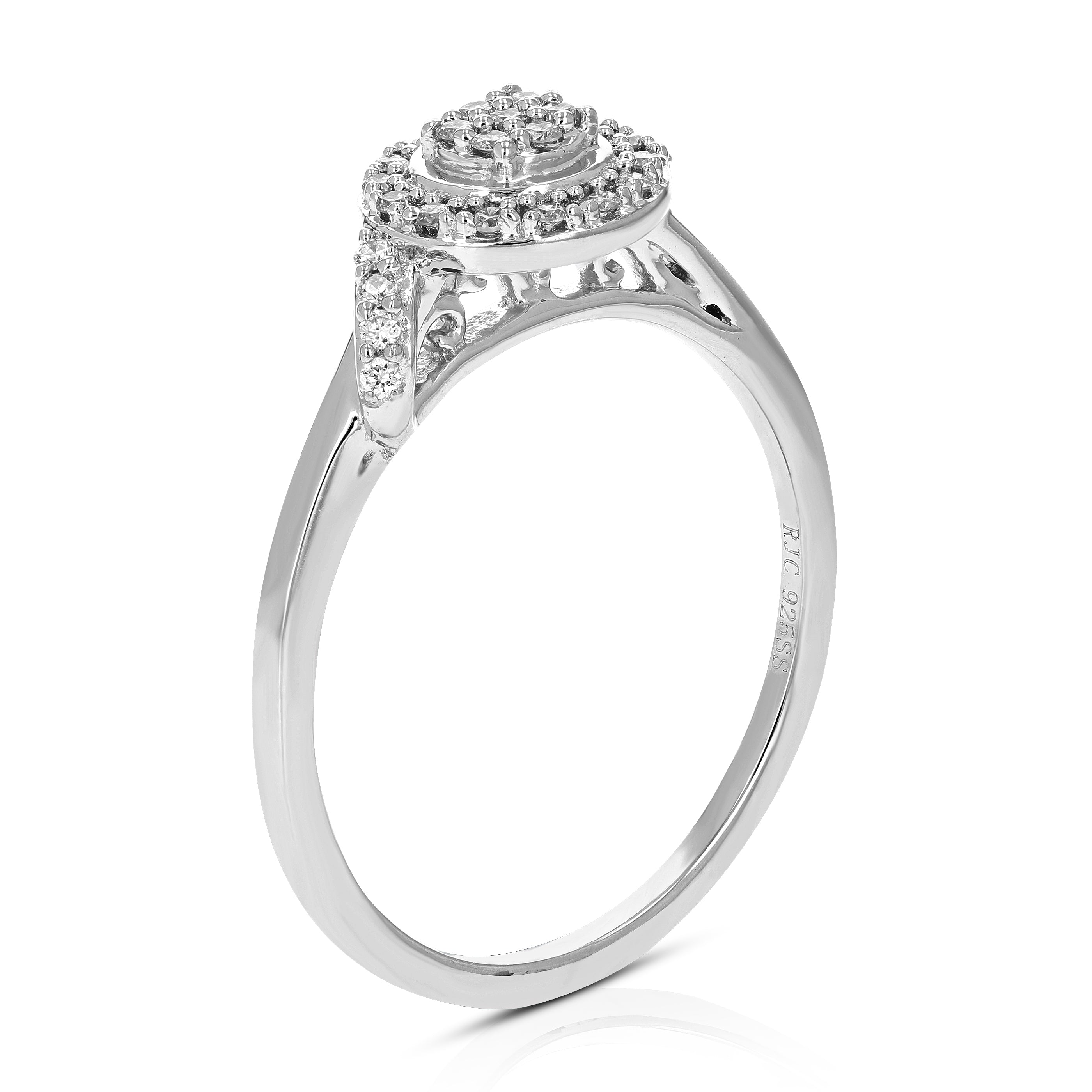 Round Open-End Engagement Ring