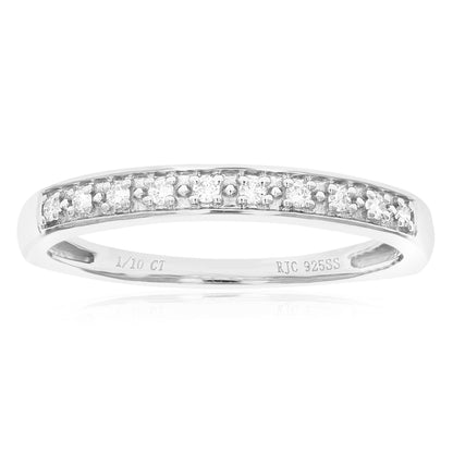 Pave Diamond Wedding Band