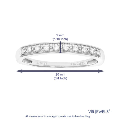 Pave Diamond Wedding Band