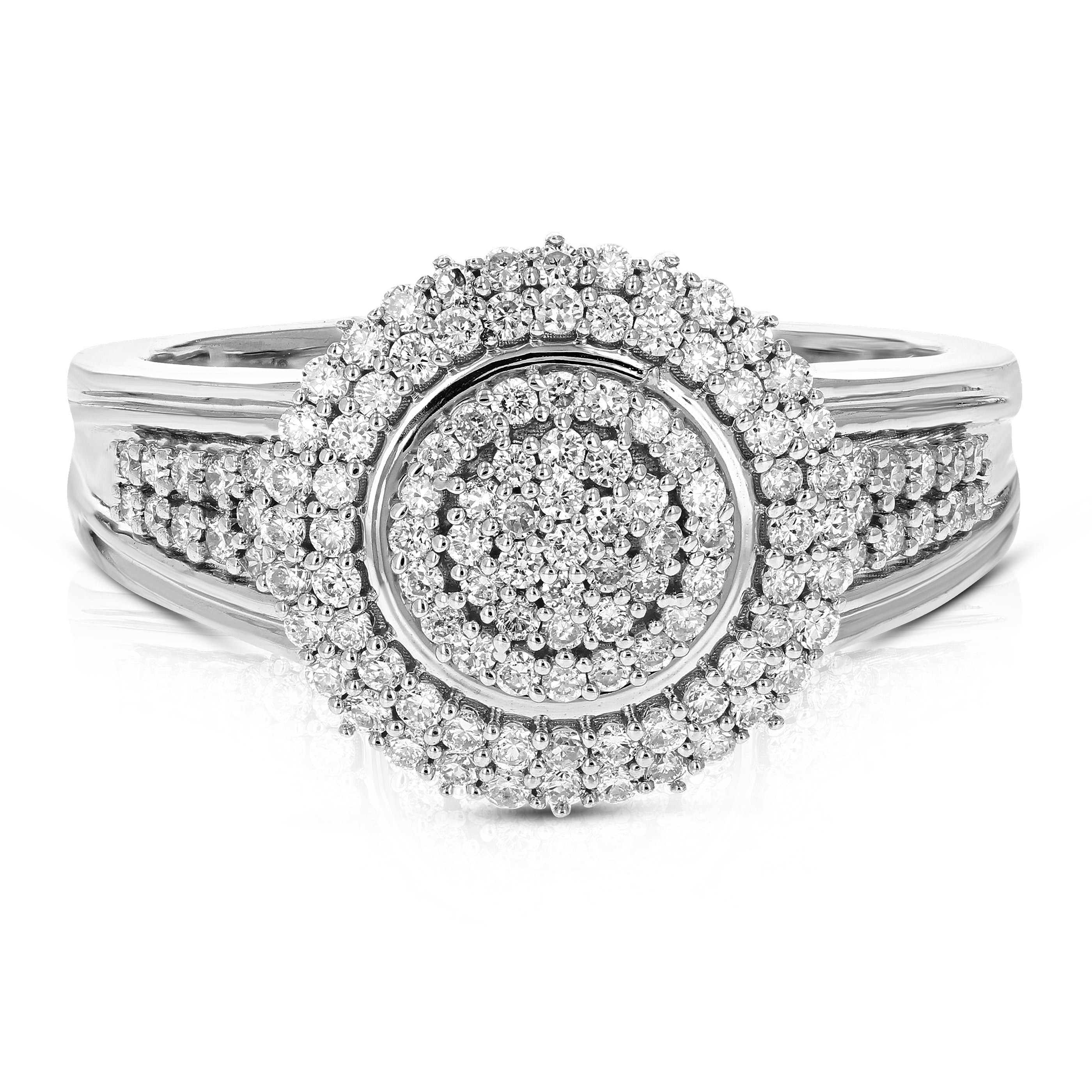 Vintage Round Diamond Engagement Ring