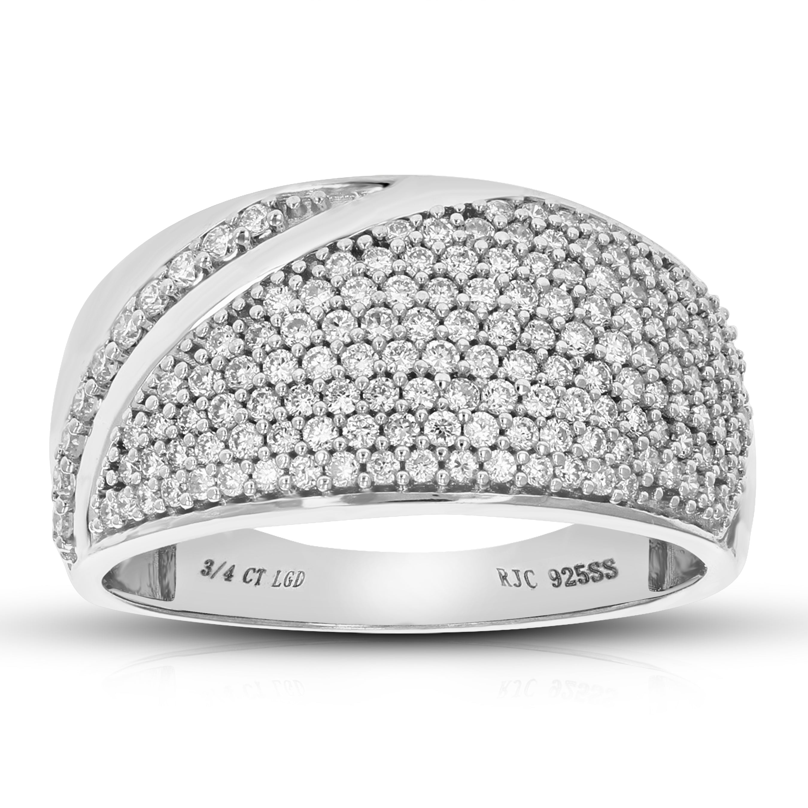 Round Dome Diamond Band