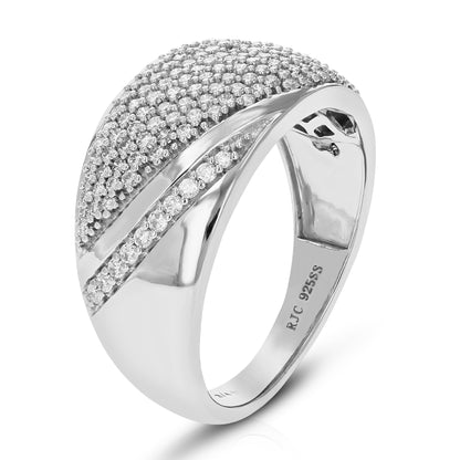 Round Dome Diamond Band