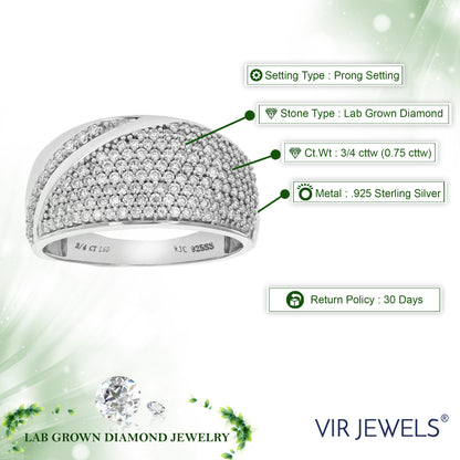 Round Dome Diamond Band