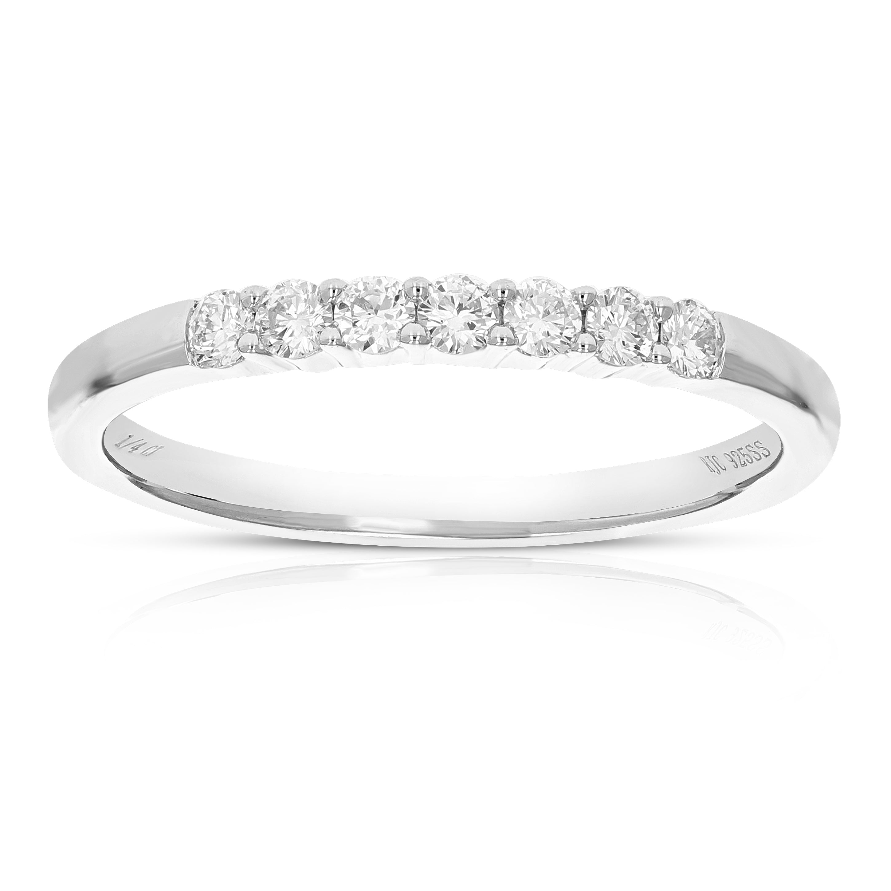 Seven Stone Diamond Wedding Band