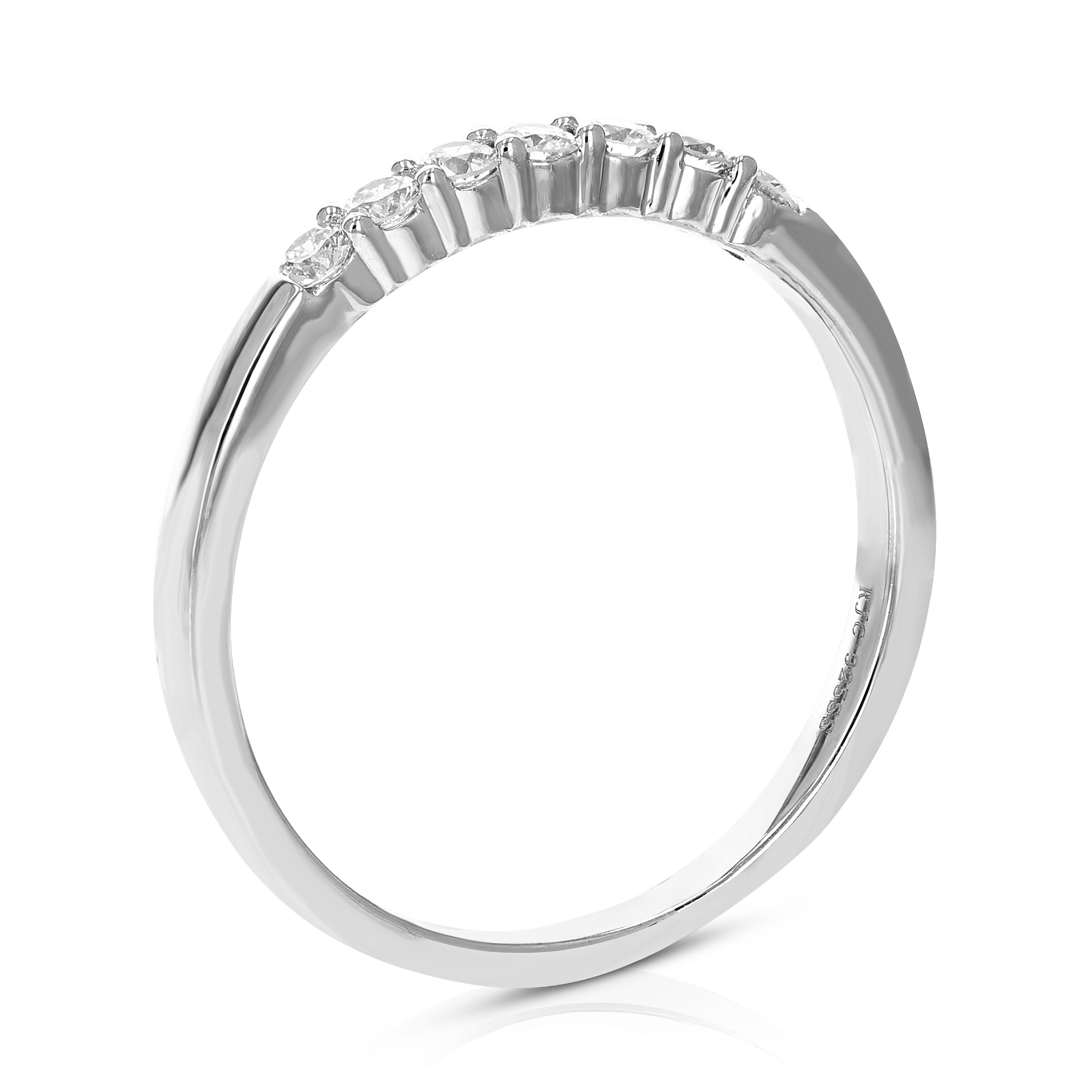 Seven Stone Diamond Wedding Band