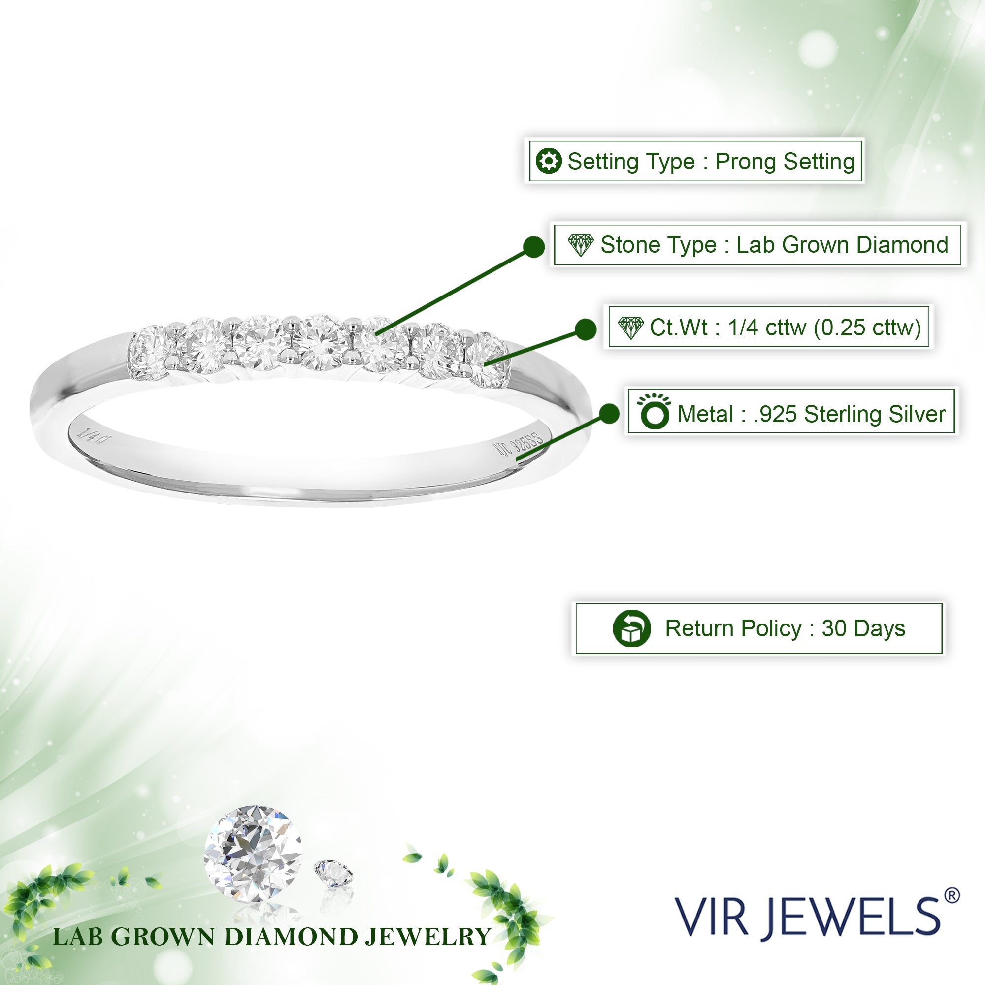 Seven Stone Diamond Wedding Band