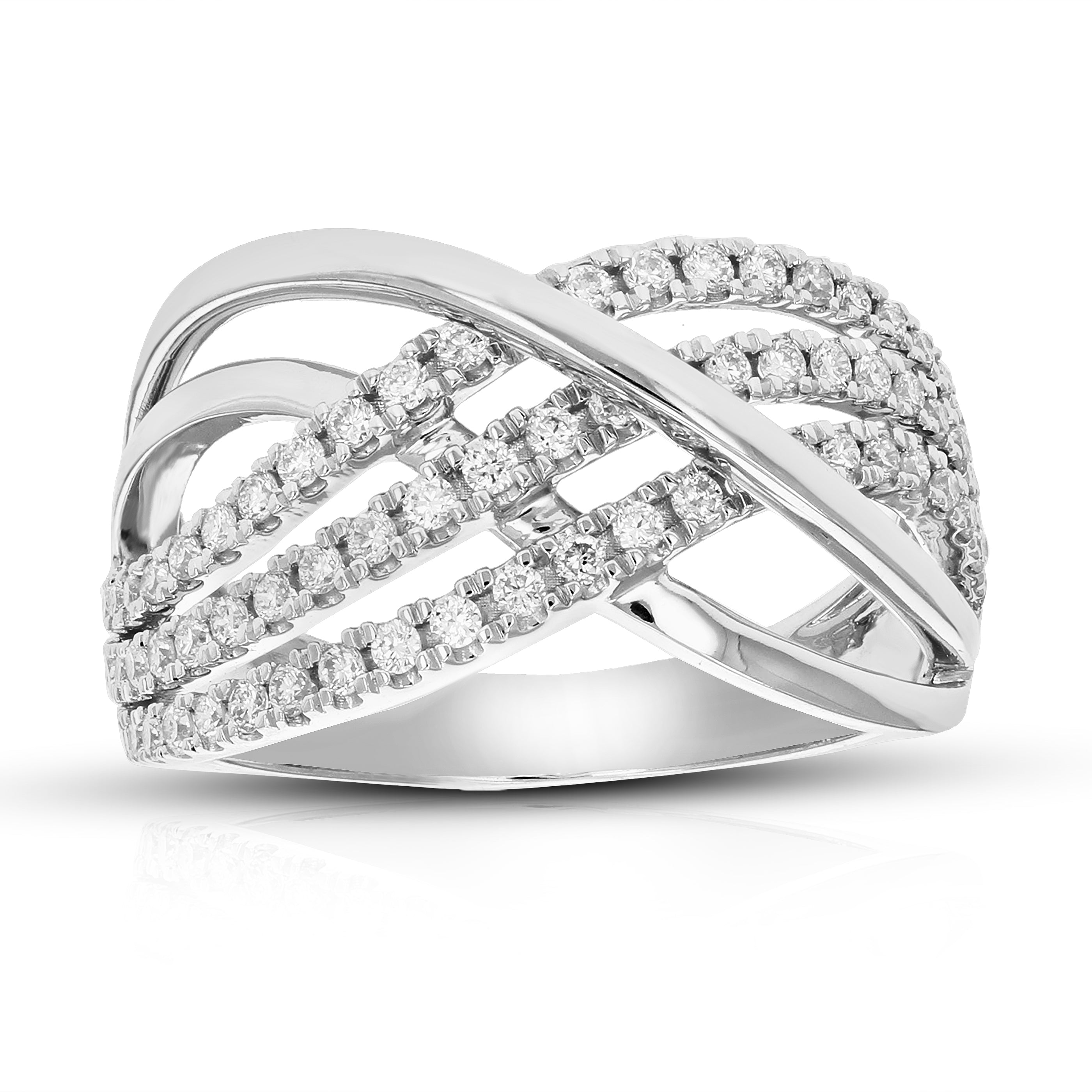 Pave Infinity Round Fashion Band