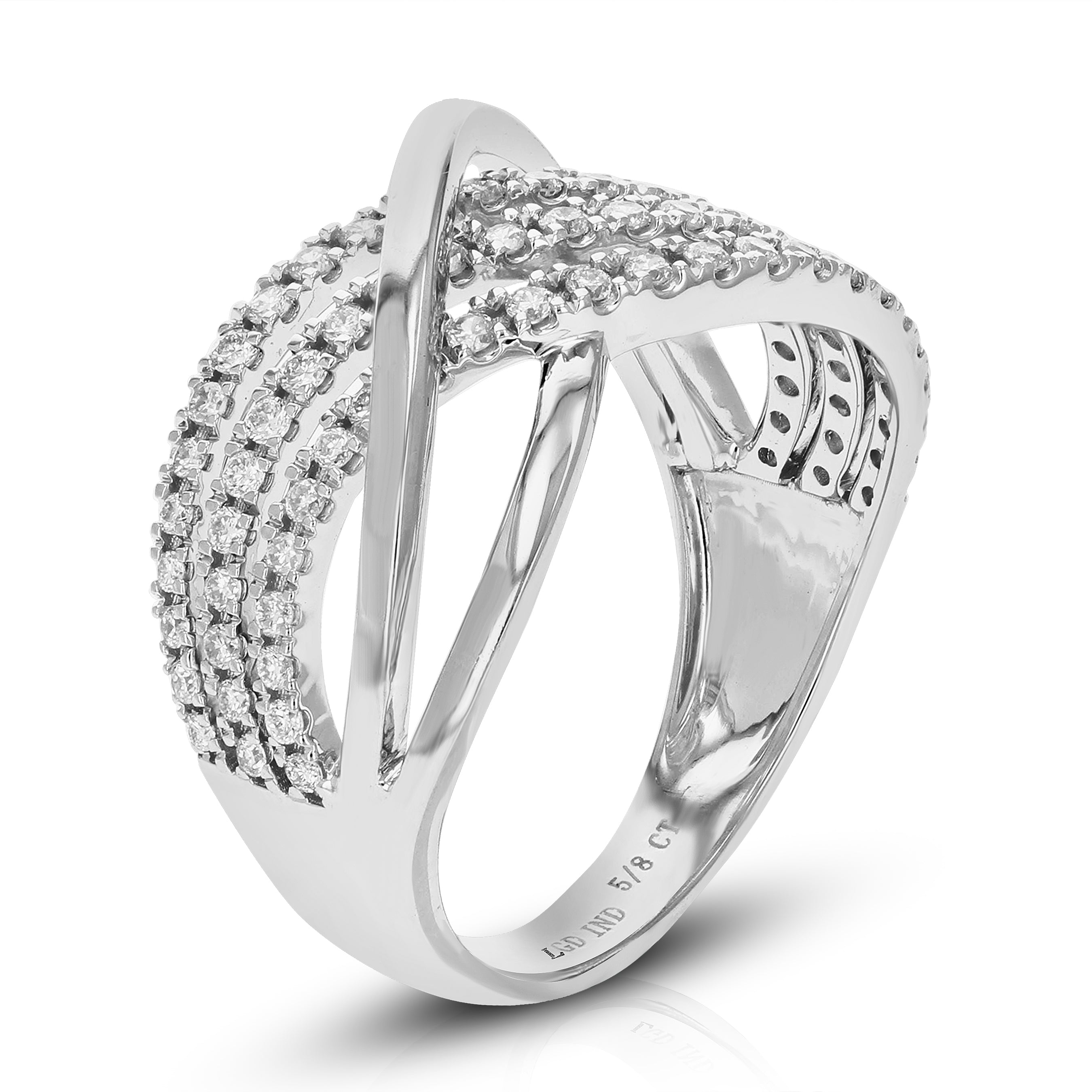 Pave Infinity Round Fashion Band