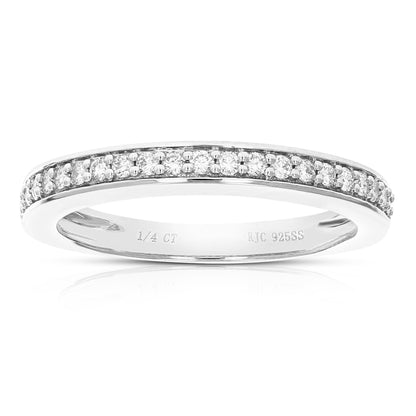 Halo Solitaire Diamond Wedding Band