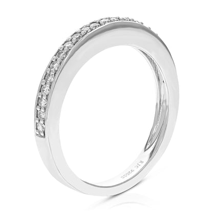 Halo Solitaire Diamond Wedding Band