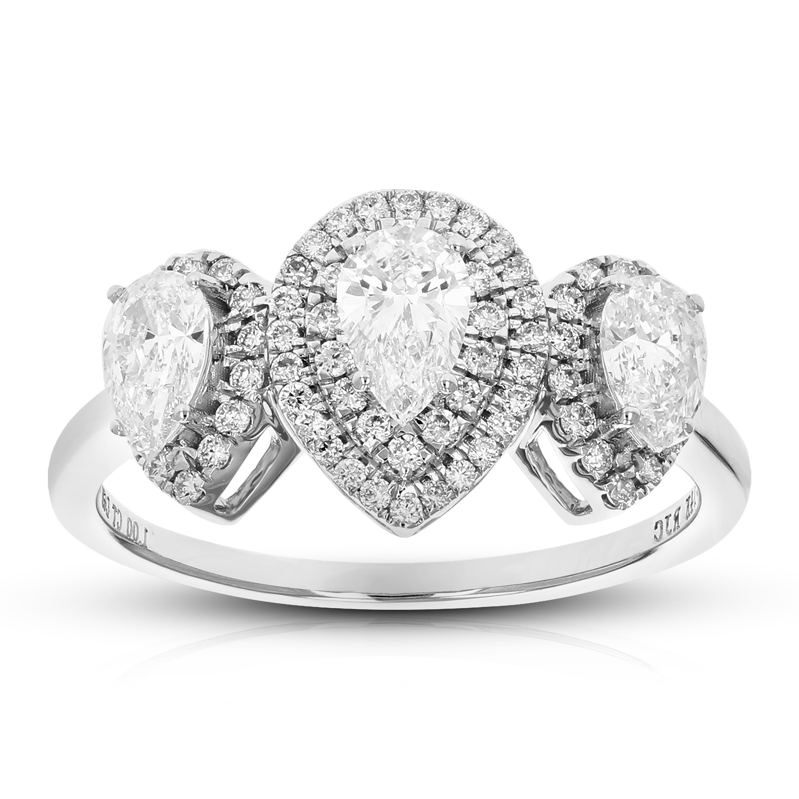 Pear Diamond Vintage Engagement Ring