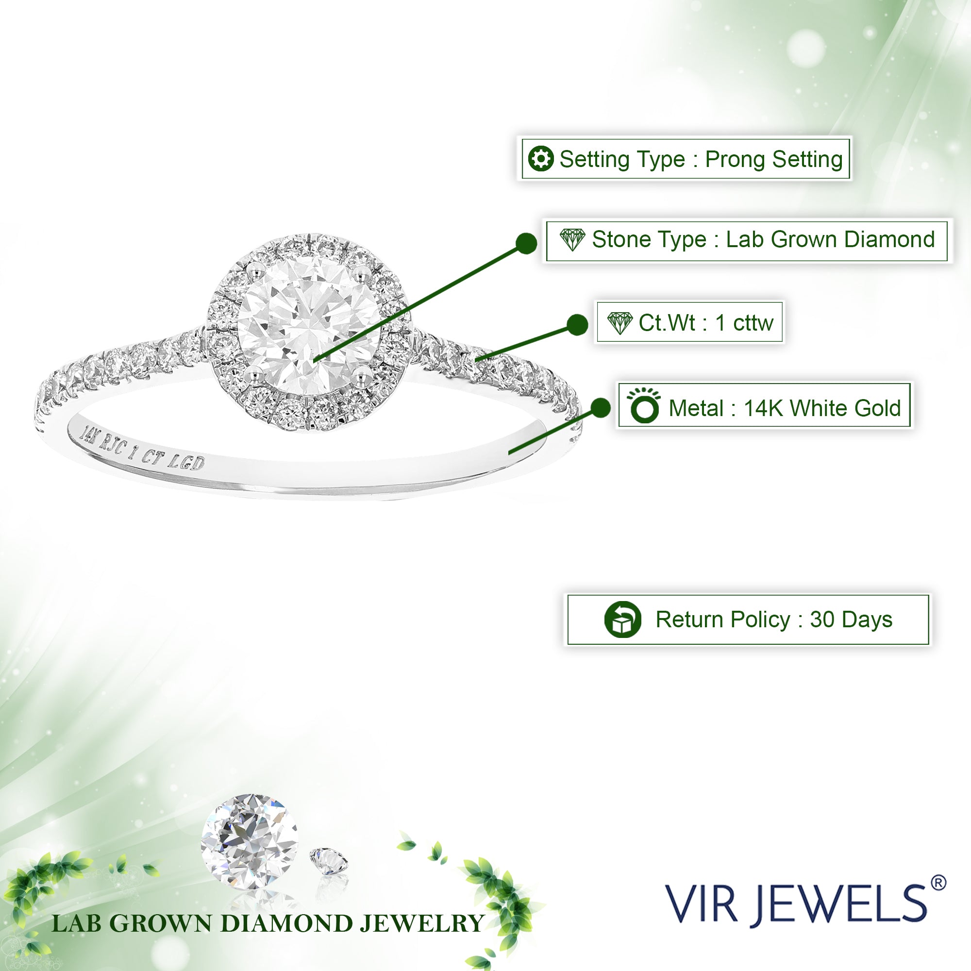 Round Diamond Solitaire Ring