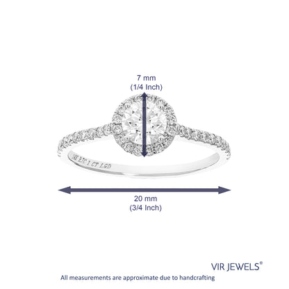 Round Diamond Solitaire Ring