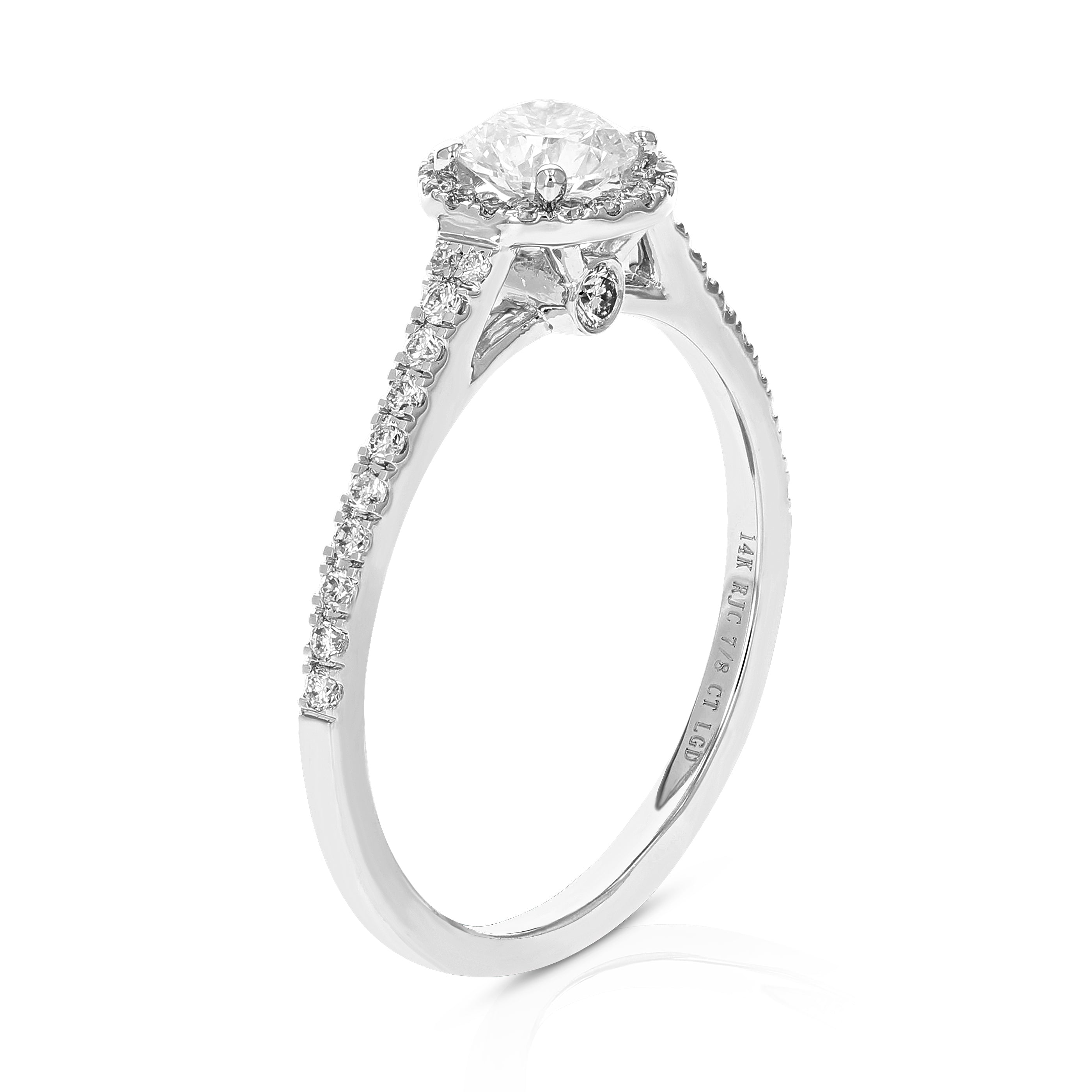 Solitaire Diamond Engagement Ring