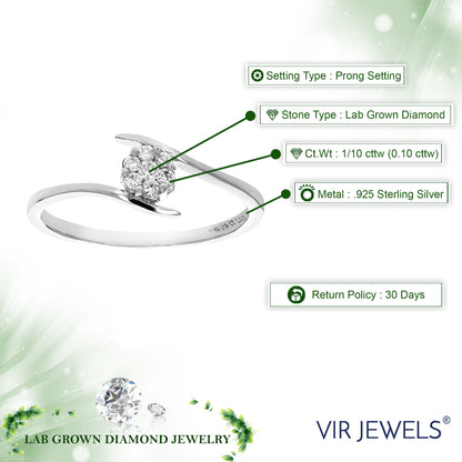 Flower Diamond Fashion Ring