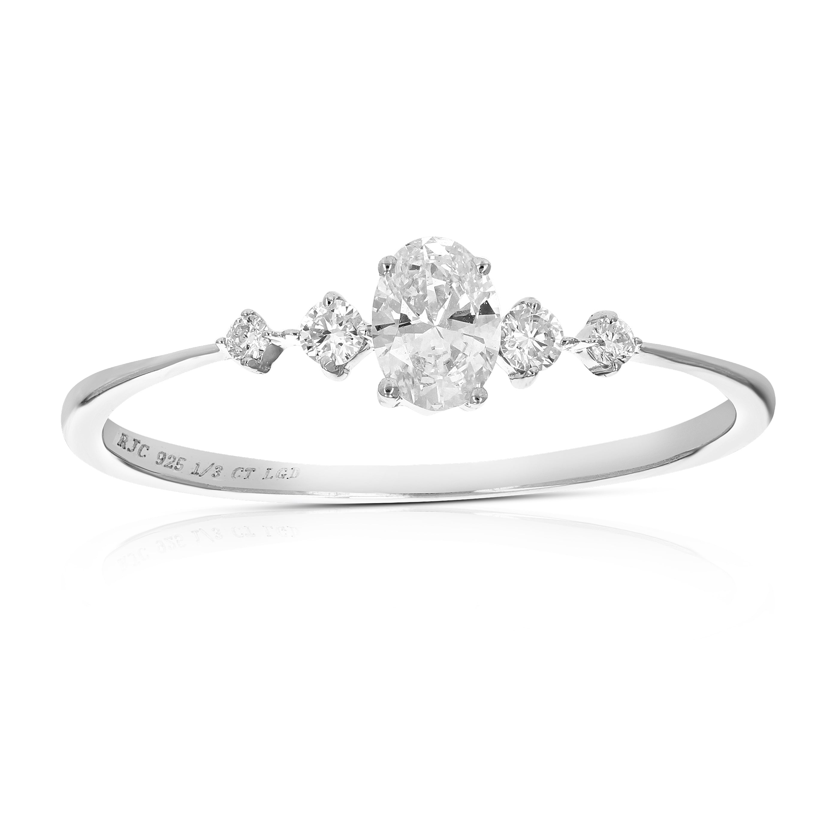 Multi Shape Five Stone Engagement Ring