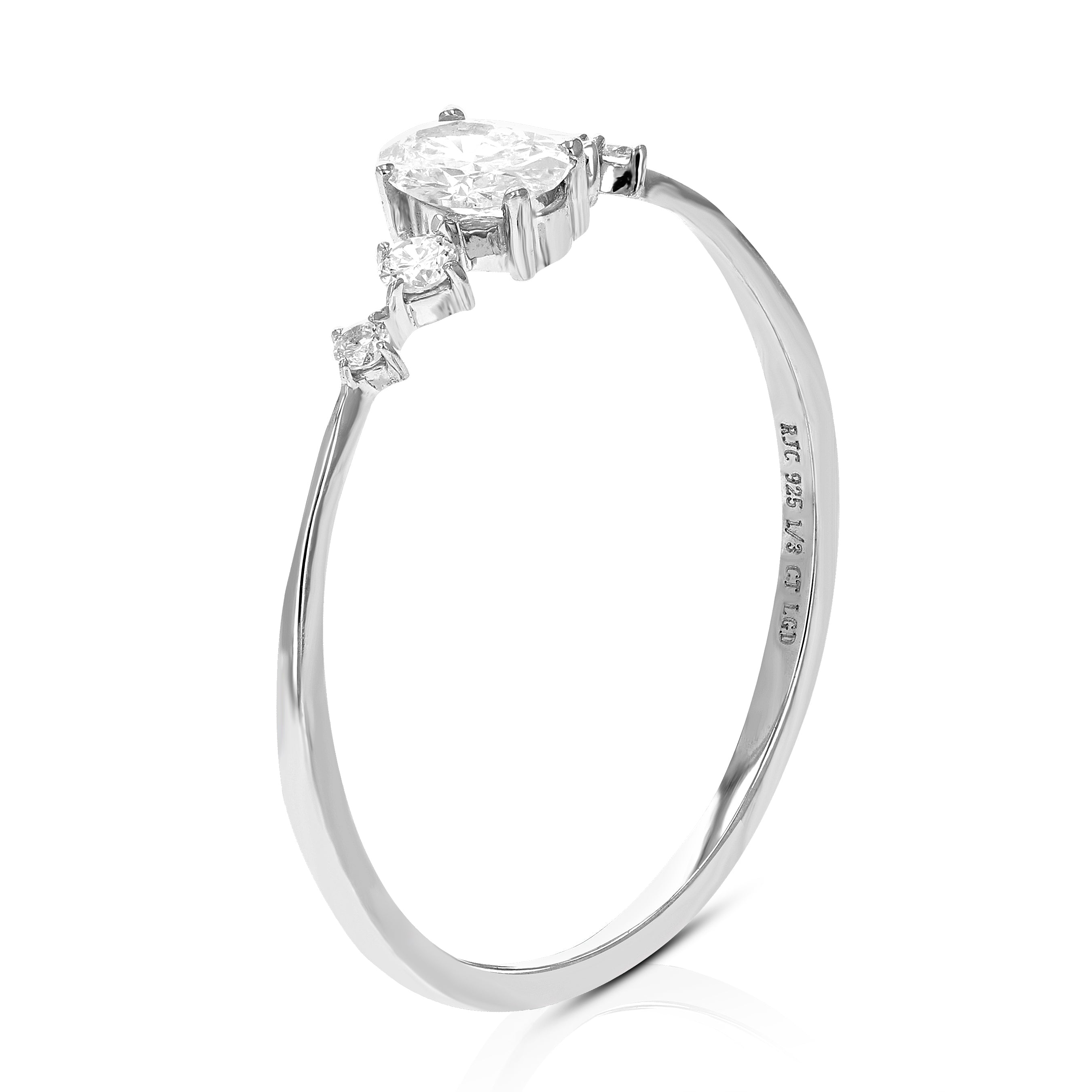 Multi Shape Five Stone Engagement Ring