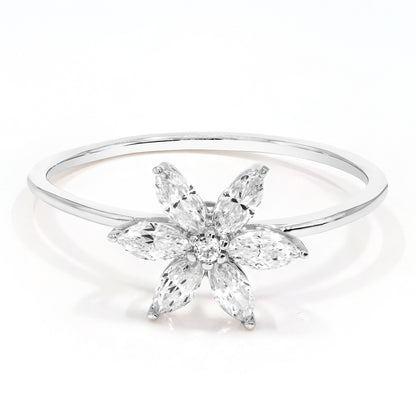 Flower Diamond Ring