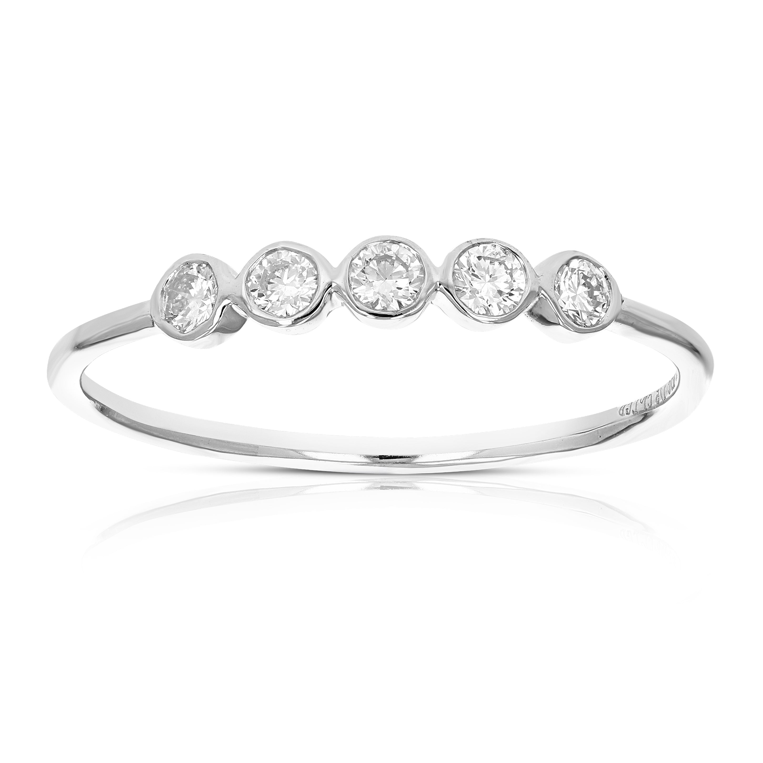 Five Floating Diamond Ring