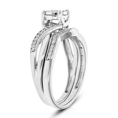 Infinity Twisted Diamond Bridal Set