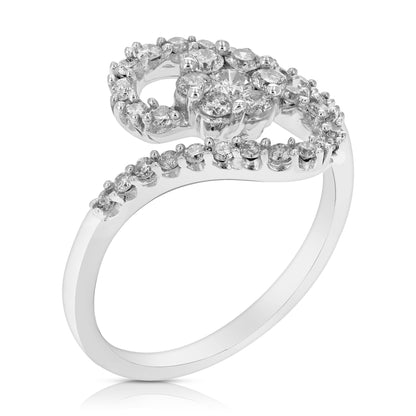 Swirl Fashion Diamond Ring