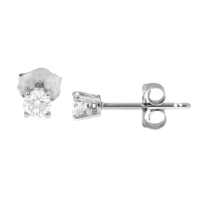 Classic Diamond Stud Earrings